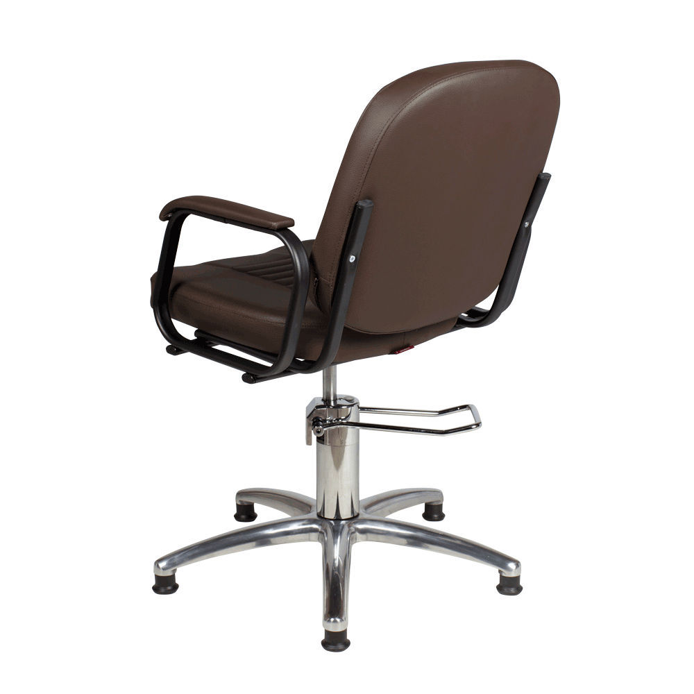 Кресло парикмахерское БРИЗ гидравлика хром, цвет №68