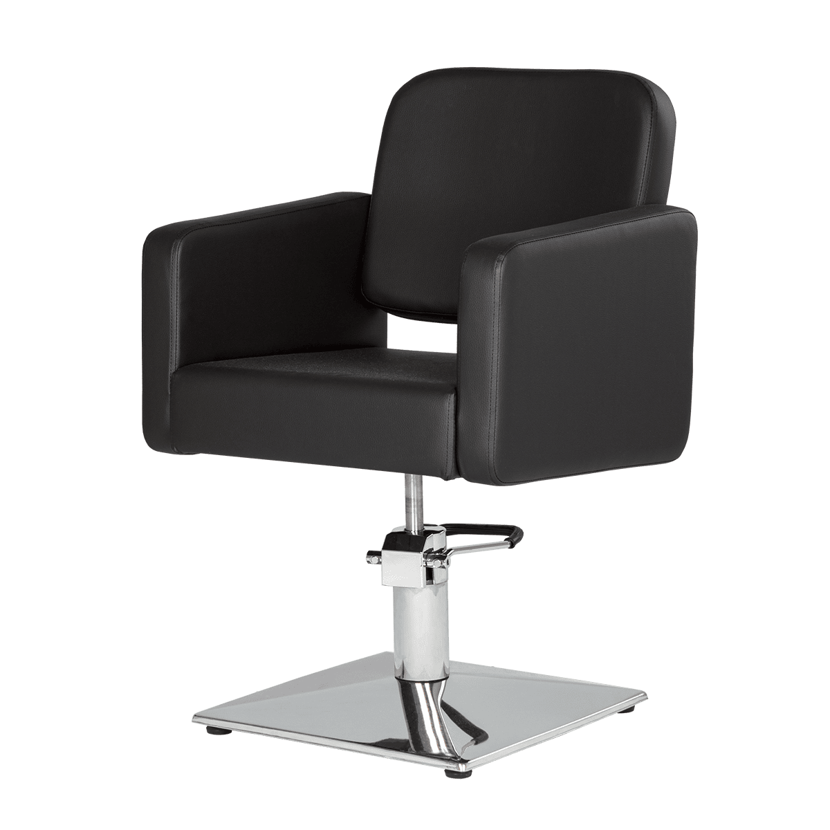 Парикмахерское кресло Одри, основание круг золото