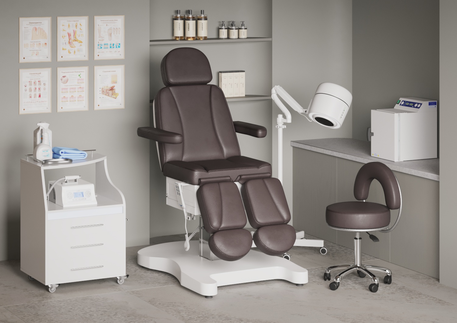 Педикюрное кресло Мэйджик Подо, 3 мотора