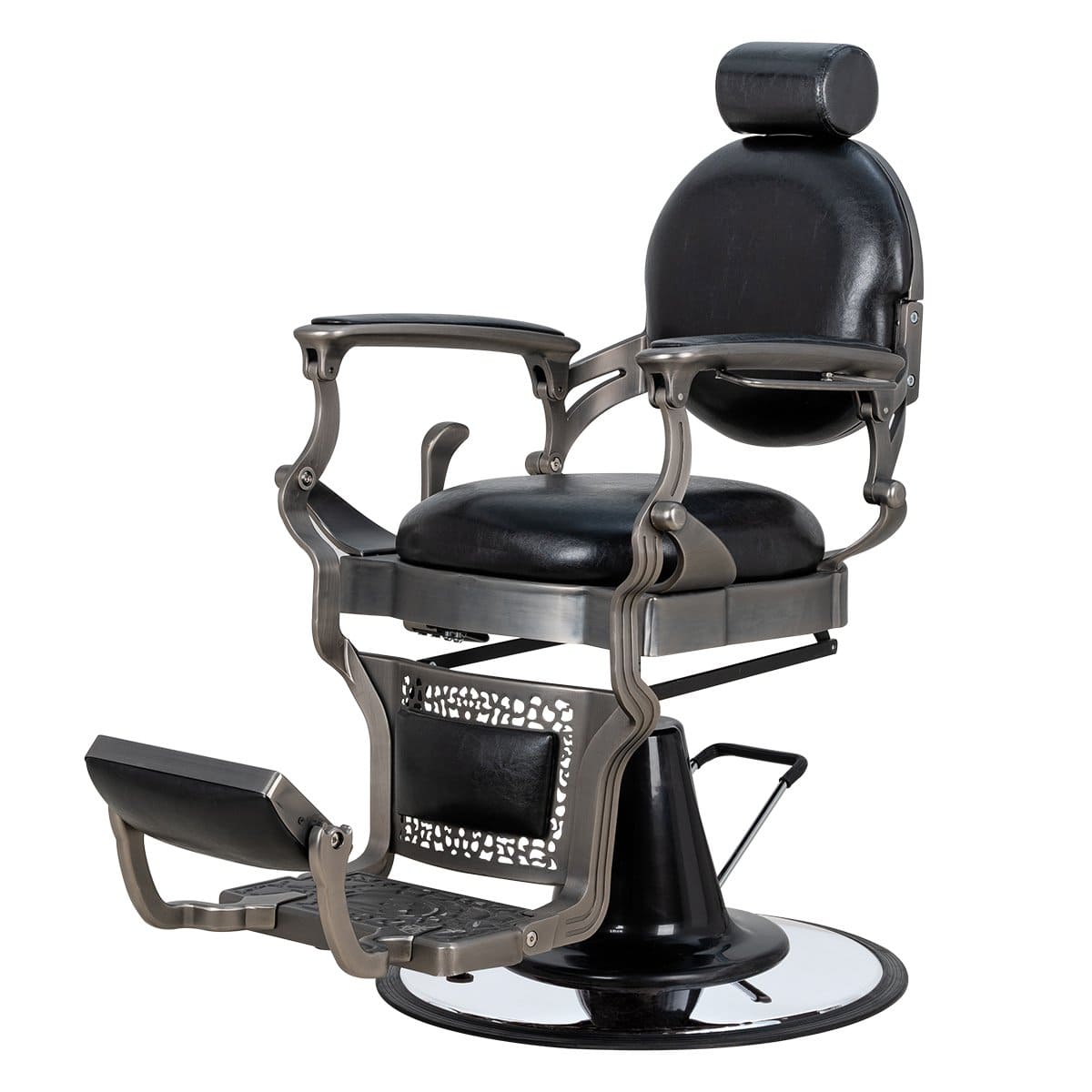 Кресло мужское барбер Ричард каркас тонированный хром