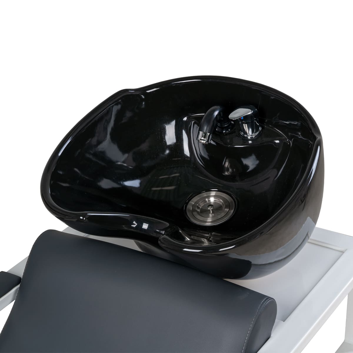 Парикмахерская мойка Дуглас на белом каркасе