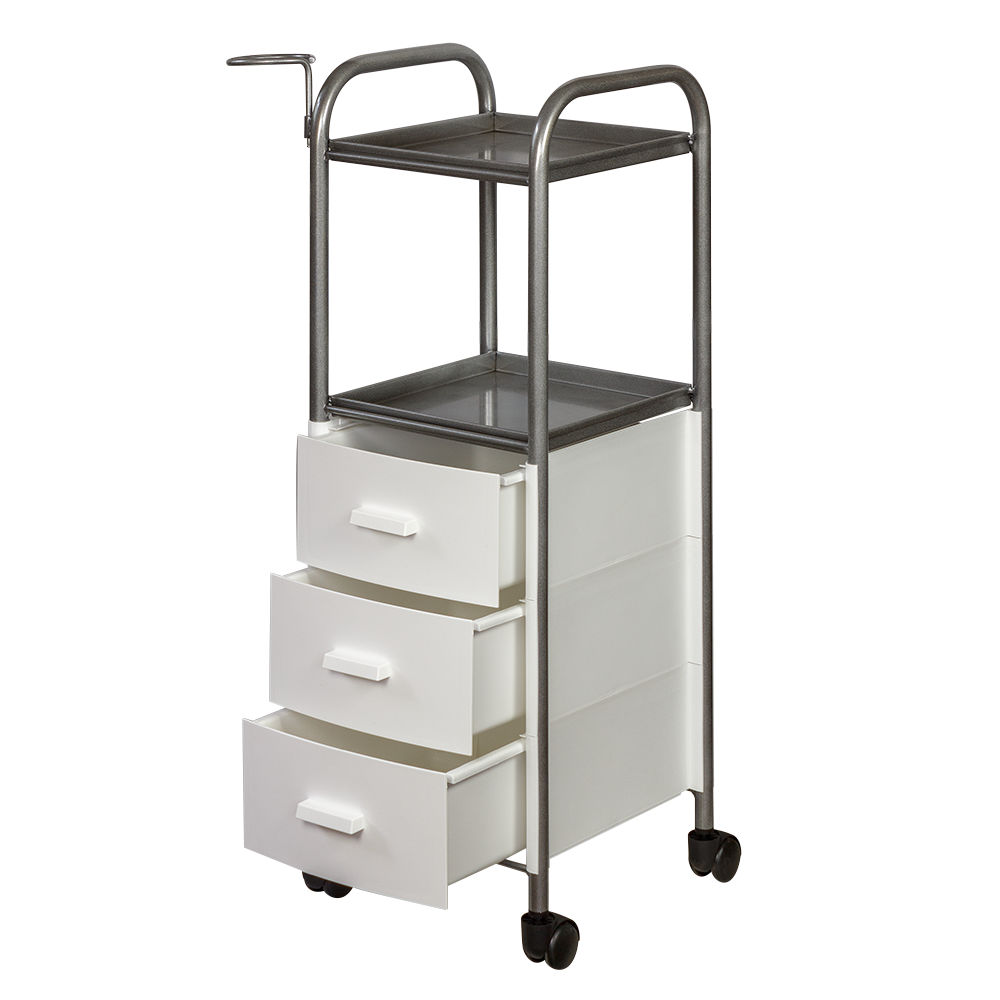 Тележка парикмахерская Глорис-09, белый