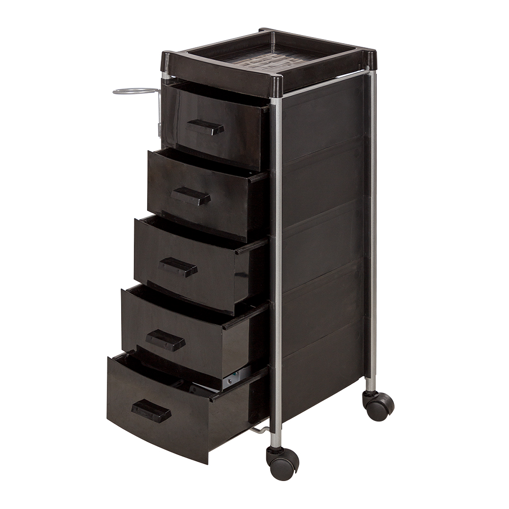 Тележка парикмахерская Глорис-04, черный