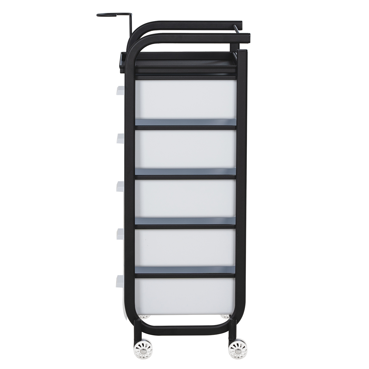 Парикмахерская тележка Арт, чёрный каркас