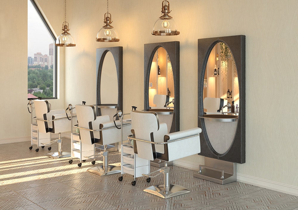 Тележка парикмахерская М-09, белый