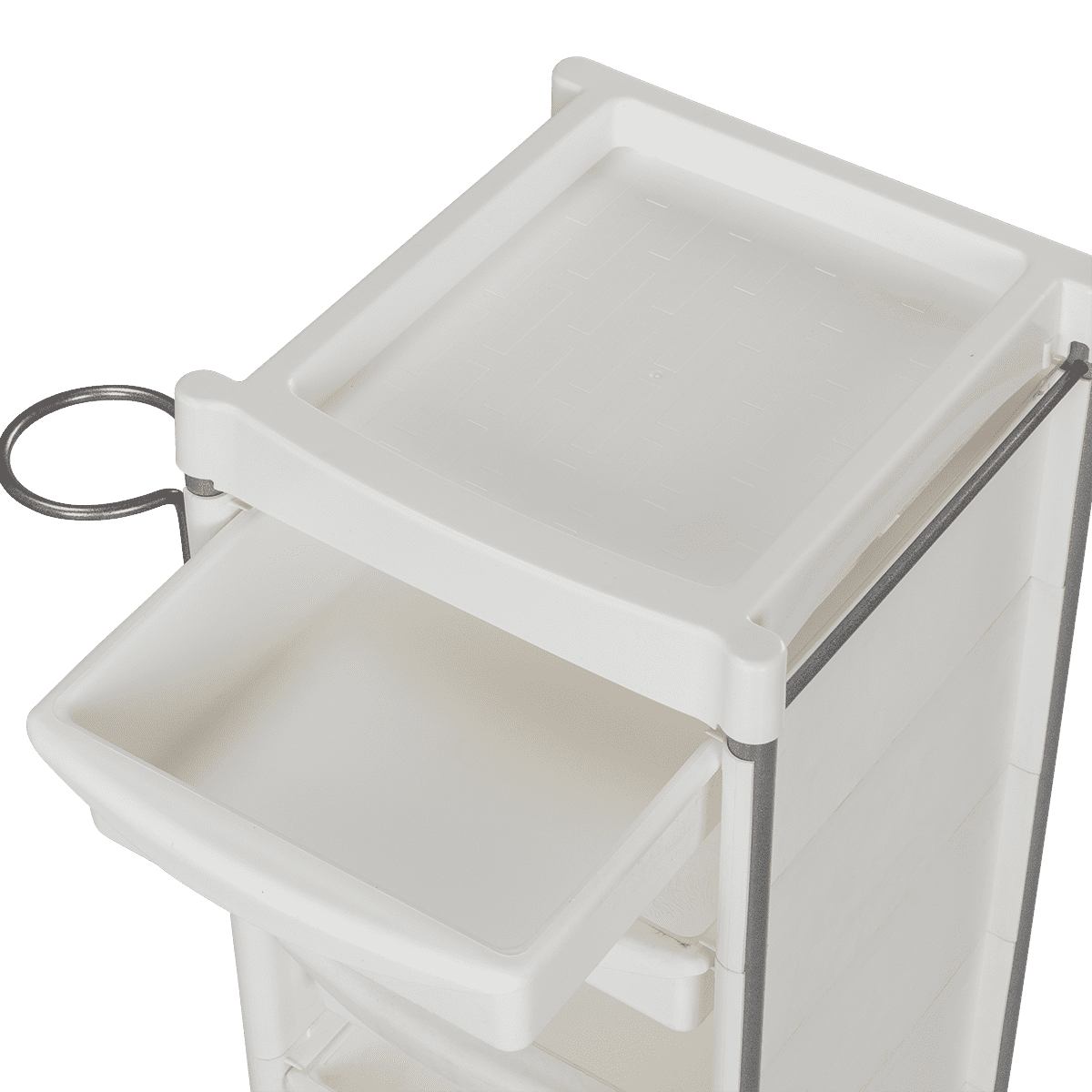 Тележка парикмахерская М-04, белый