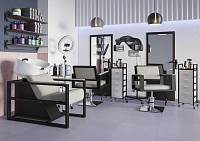 Парикмахерская мойка Дуглас на белом каркасе