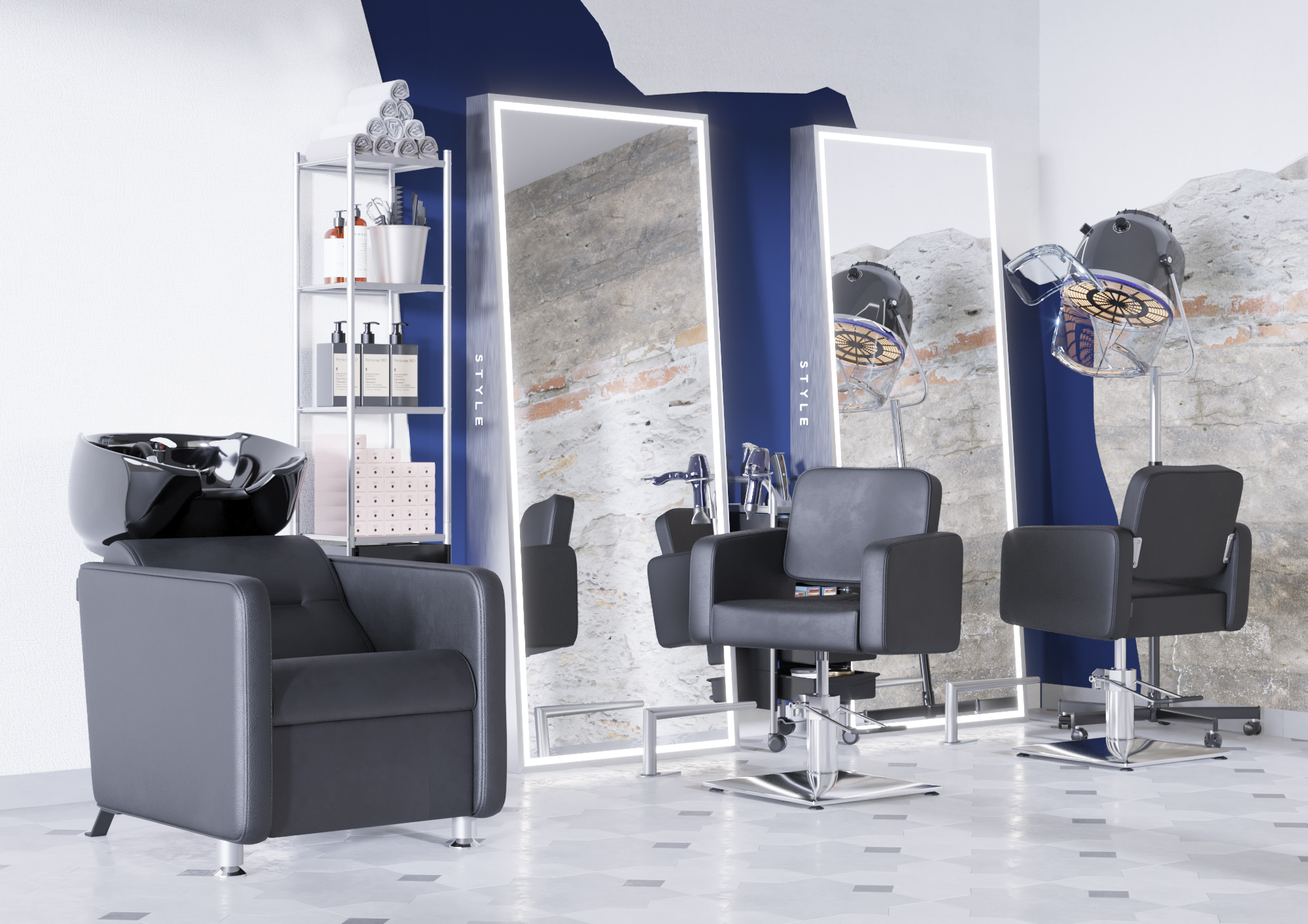 Комплект Кубо (кресло + мойка)