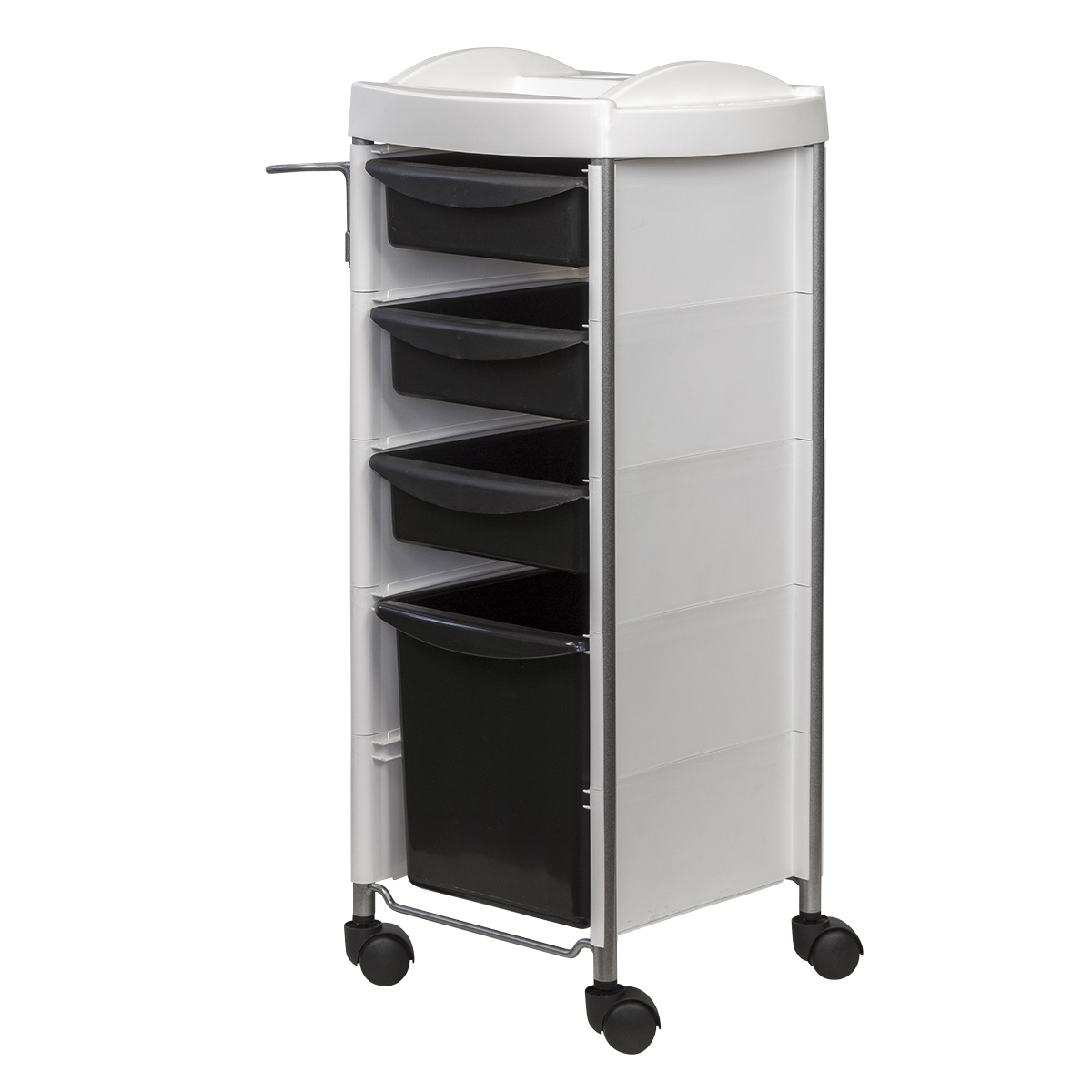 Тележка парикмахерская М-03 box, белый