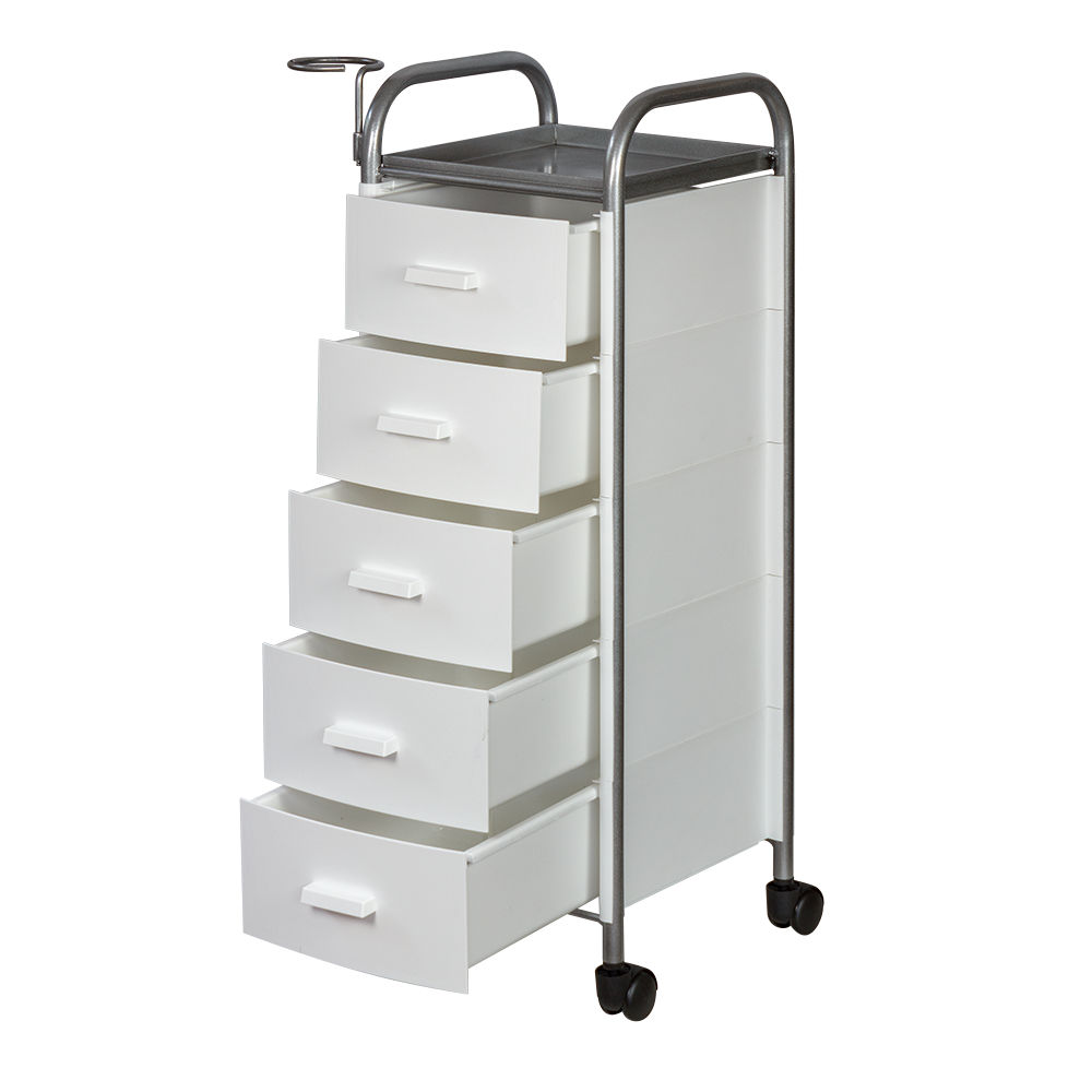 Тележка парикмахерская Глорис-02, белый