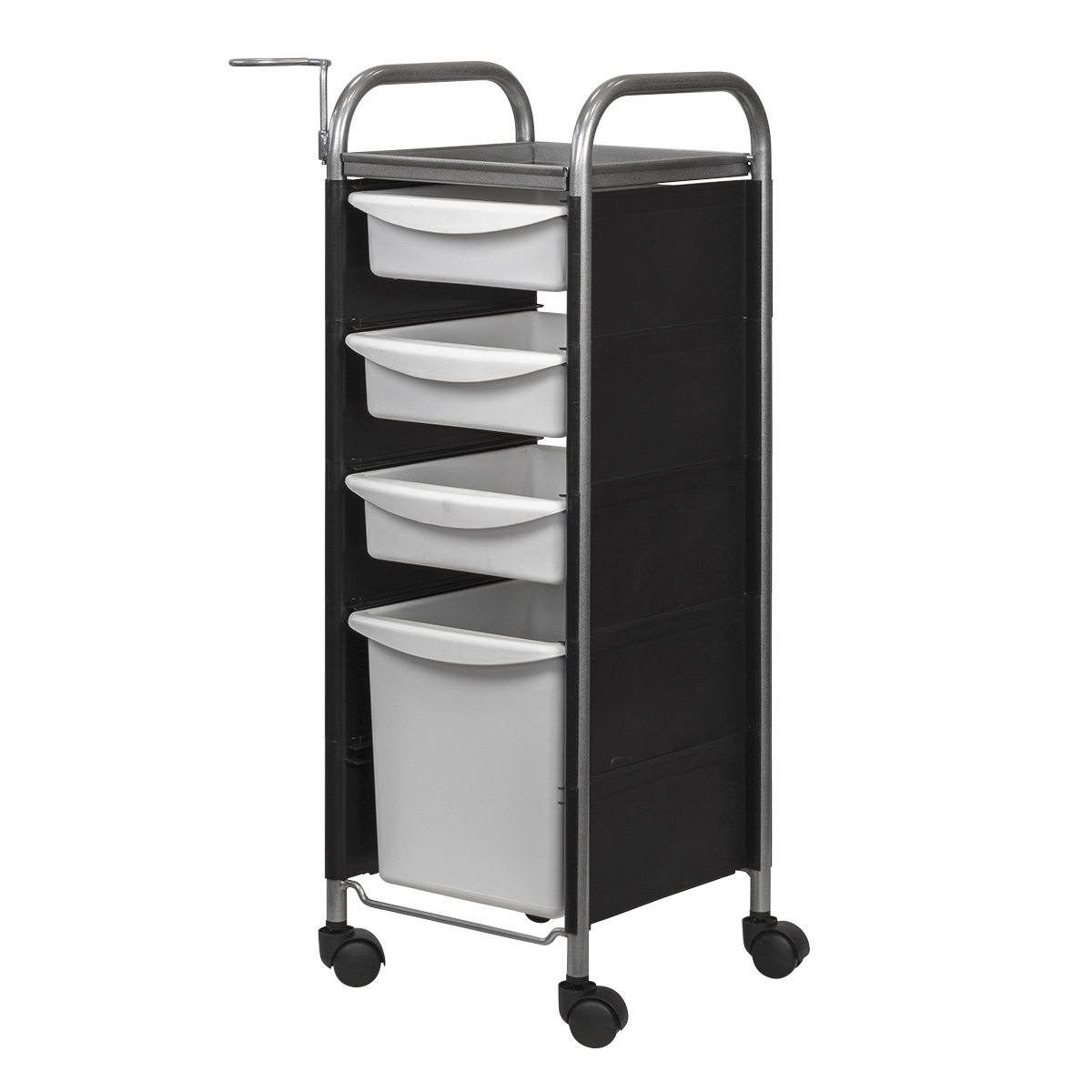 Тележка парикмахерская М-02 box, черный