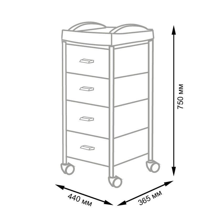 Тележка для инструментов Алана-04