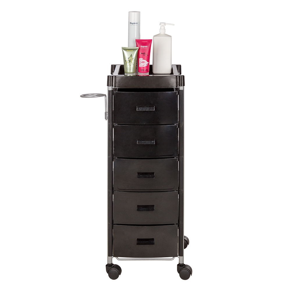 Тележка парикмахерская Глорис-04, черный