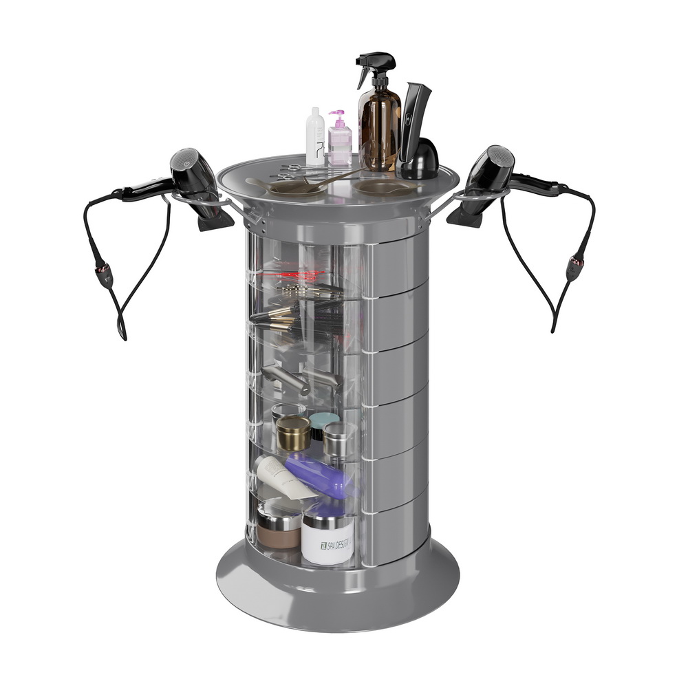 Парикмахерская тележка GiroCo Doble Plus, серый
