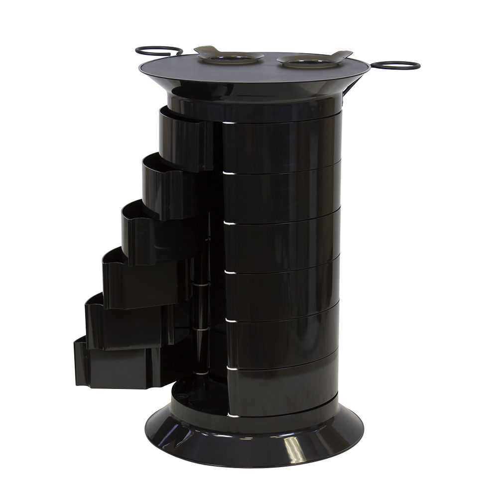 Парикмахерская тележка GiroCo Doble, черный