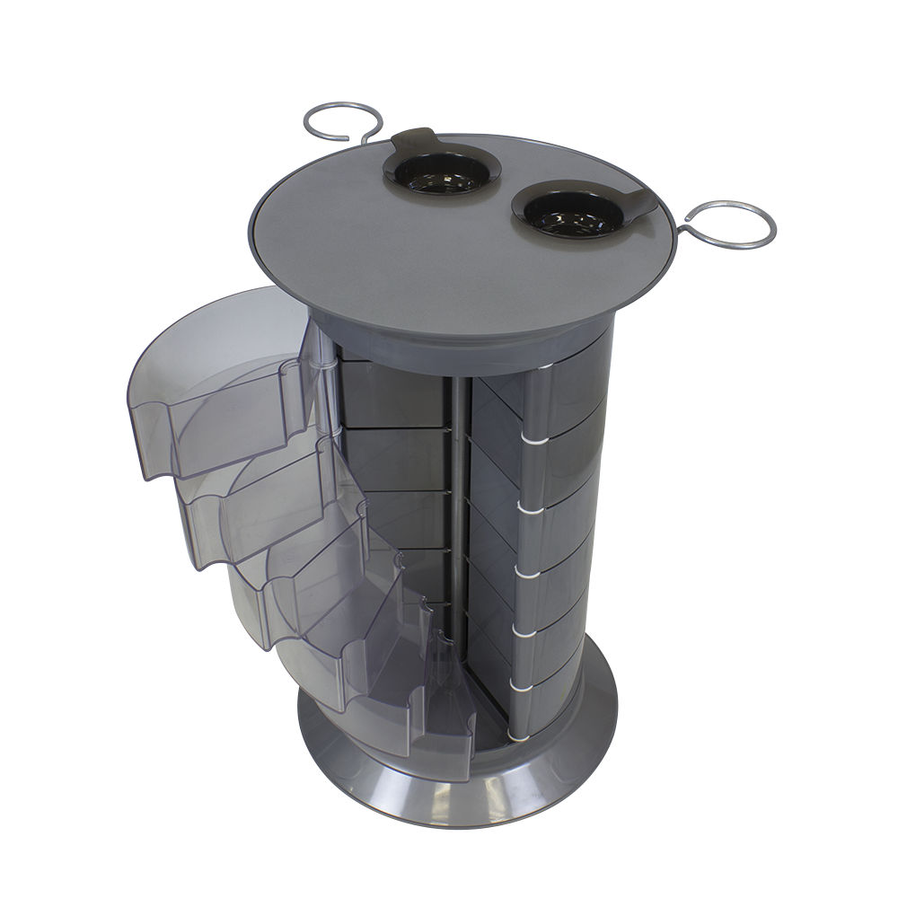 Парикмахерская тележка GiroCo Doble Plus, серый