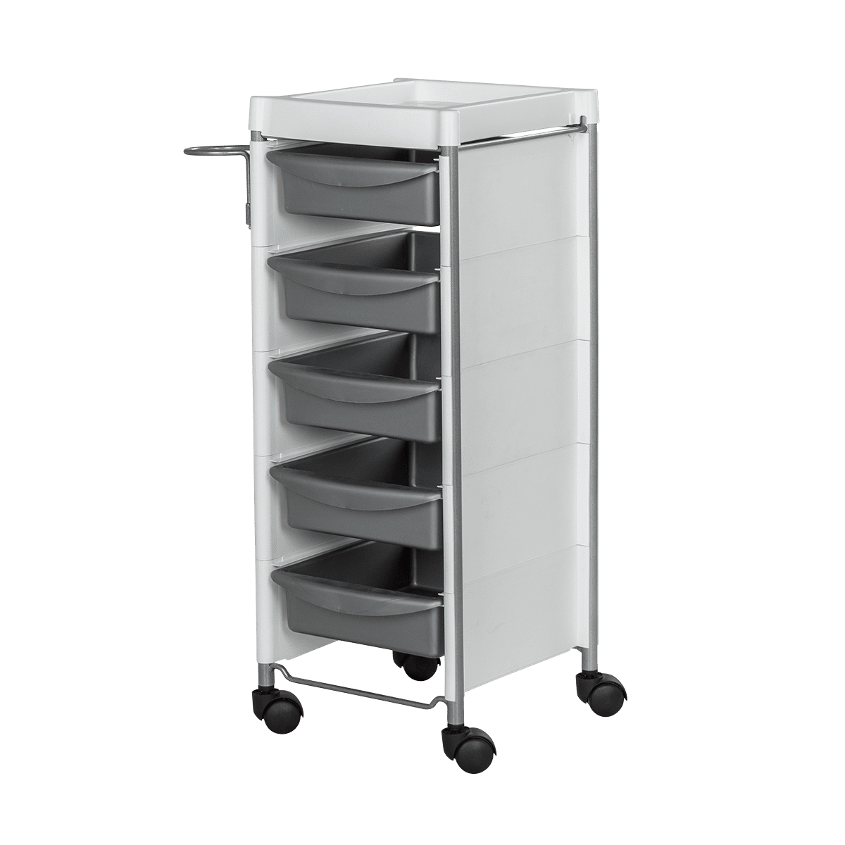 Тележка парикмахерская М-04, белый