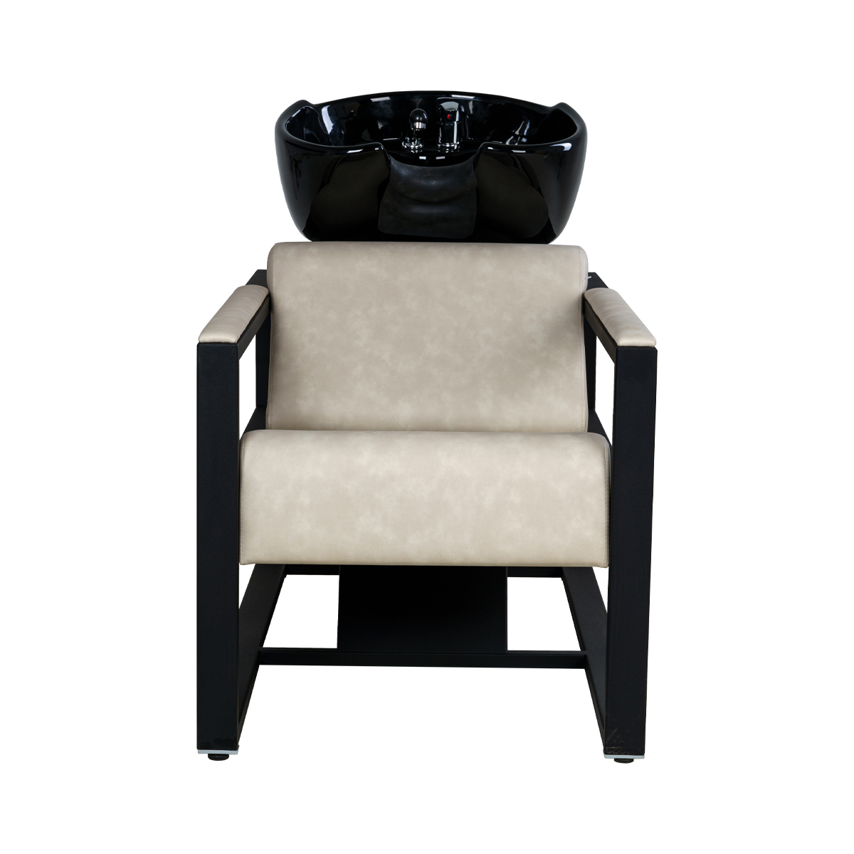 Парикмахерская мойка Дуглас на белом каркасе