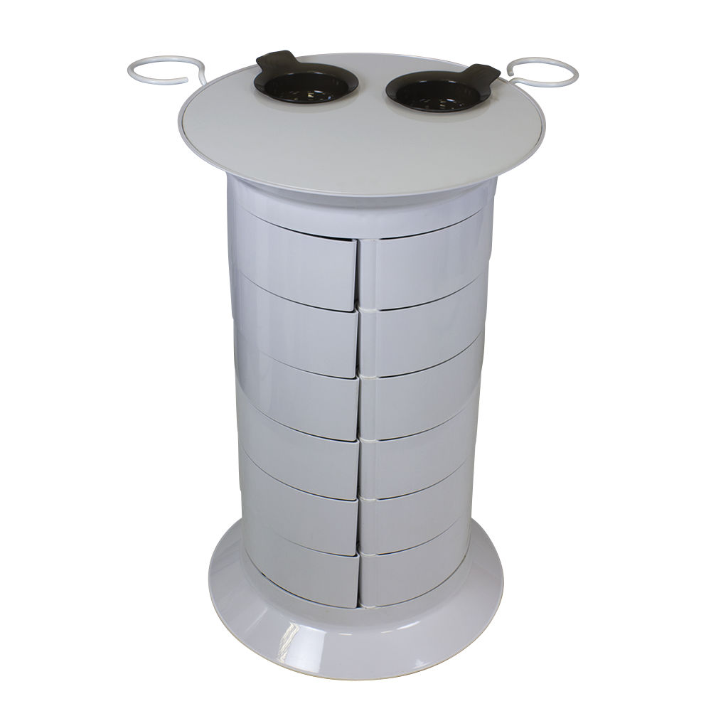 Парикмахерская тележка GiroCo Doble, белый