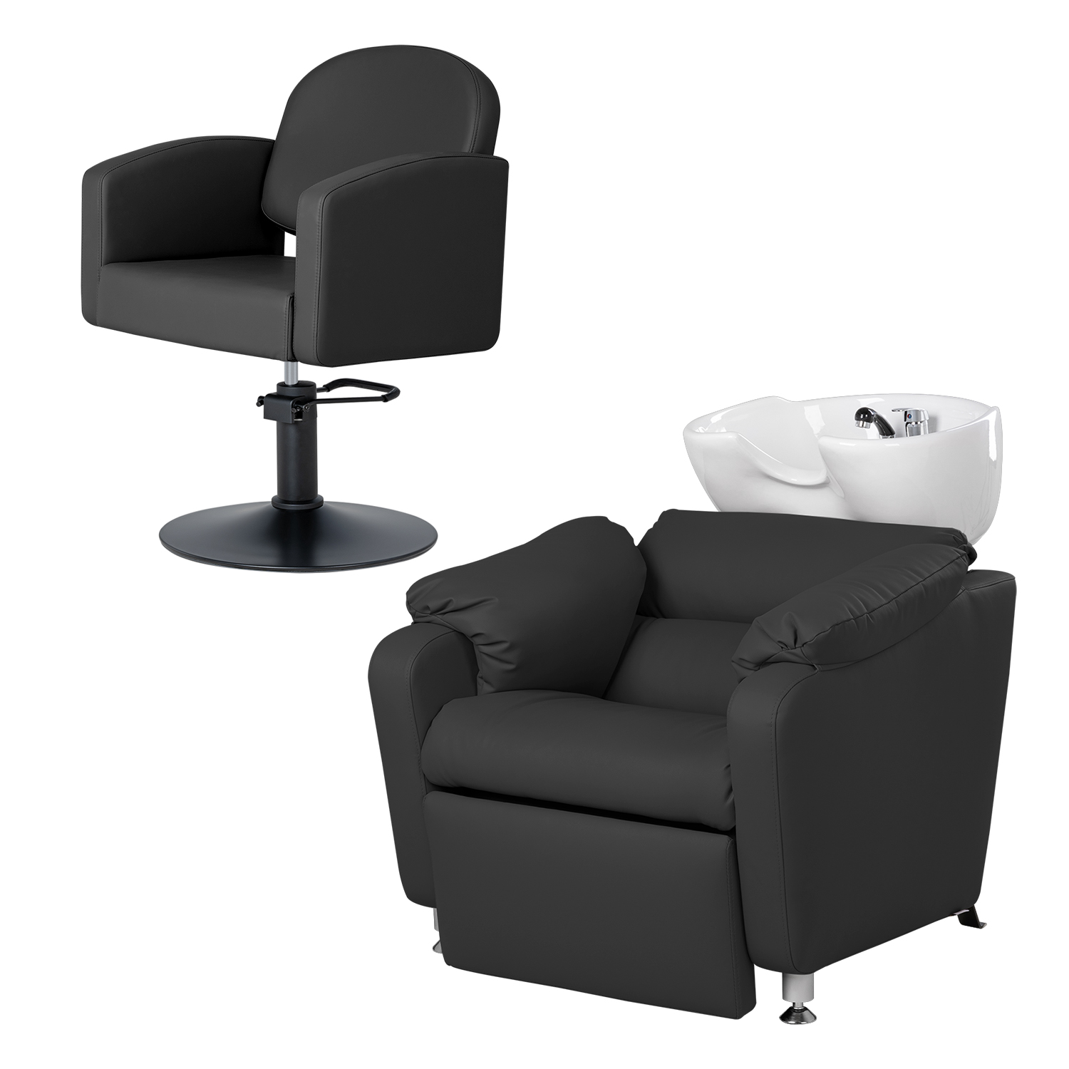 Парикмахерский комплект Амелия (кресло+мойка)