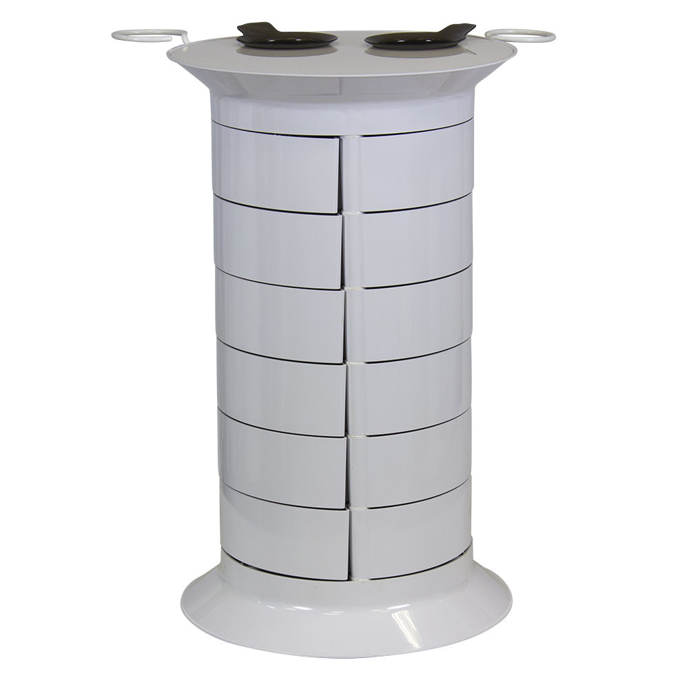 Парикмахерская тележка GiroCo Doble, белый