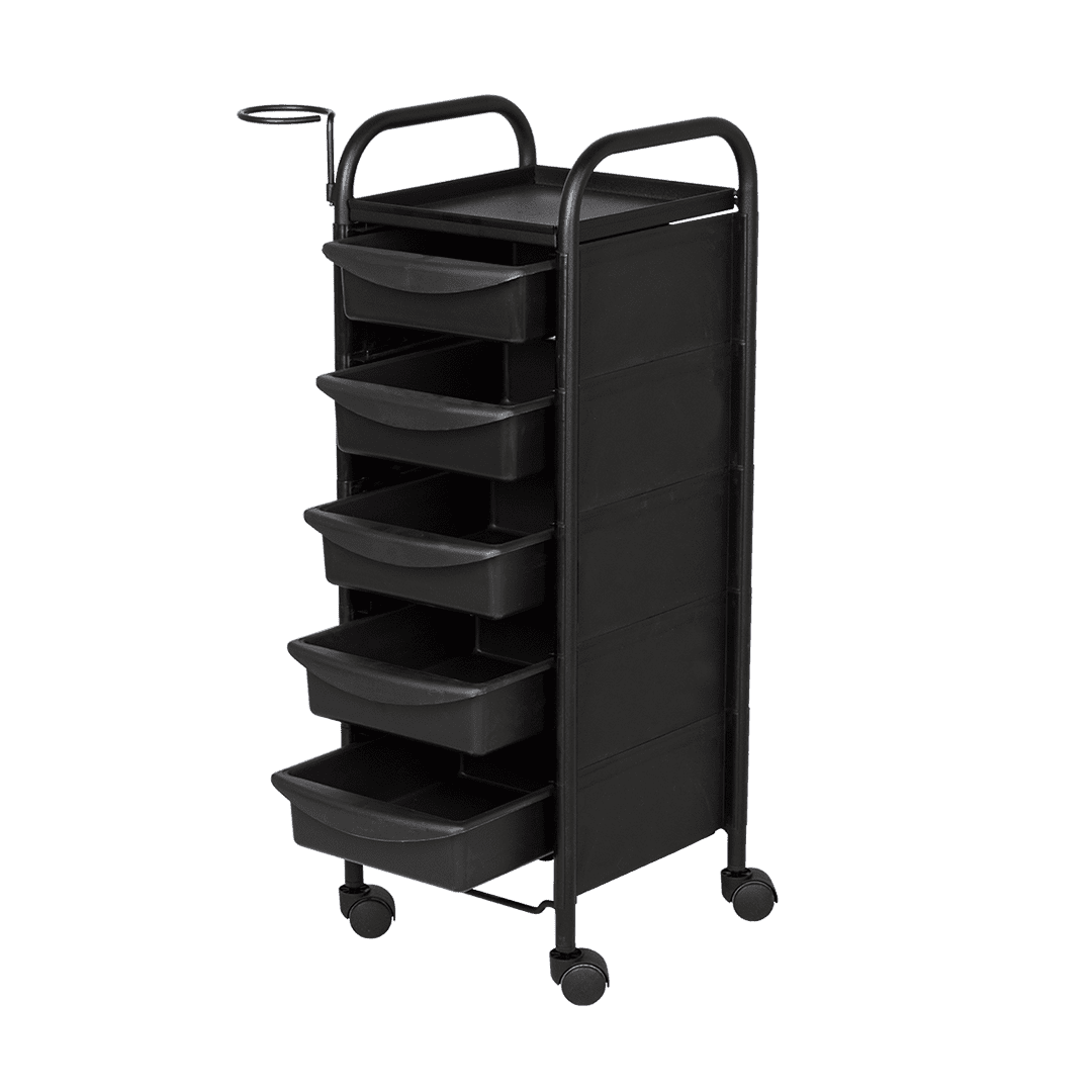 Тележка парикмахерская М-02, каркас черный