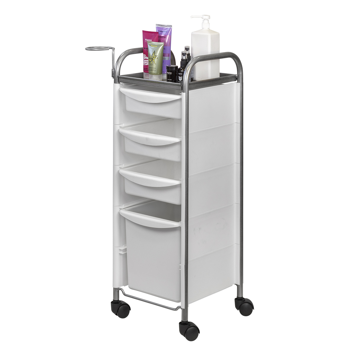 Тележка парикмахерская М-02 box, черный