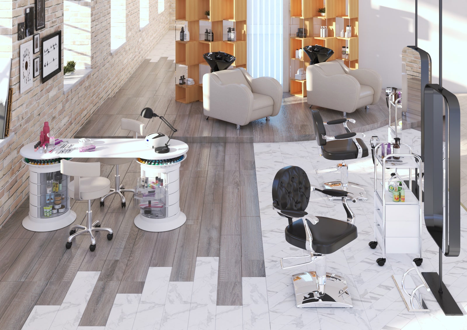 Маникюрный стол GiroCo Grande Plus