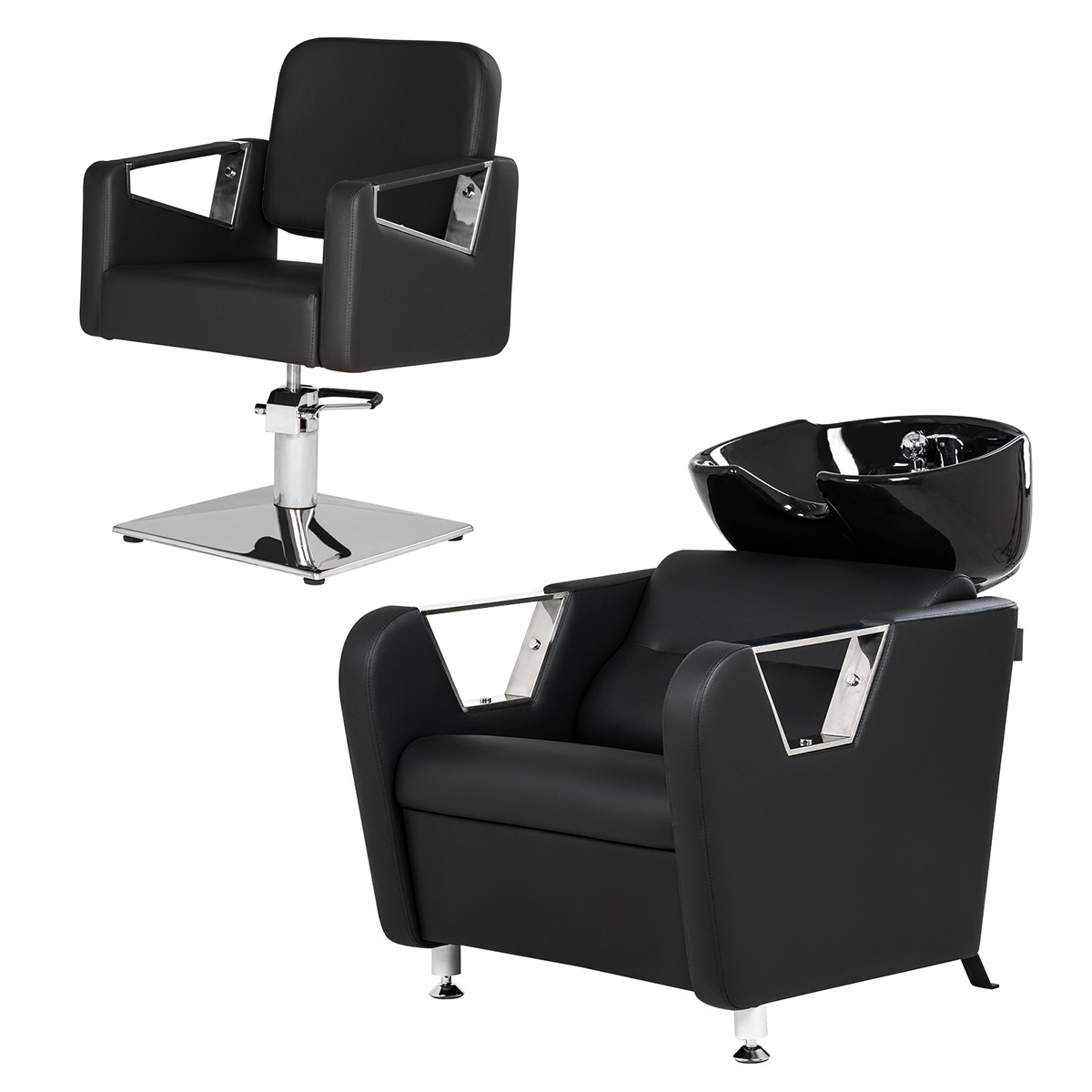 Парикмахерский комплект Бруно (кресло+мойка)