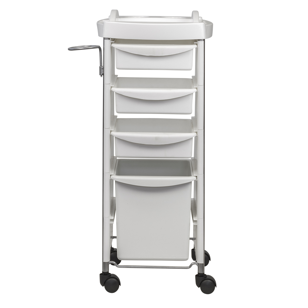 Тележка парикмахерская М-03 box, белый