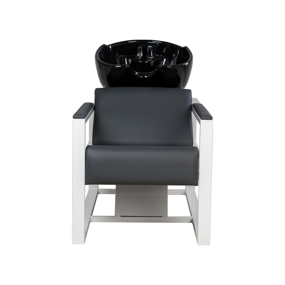 Парикмахерская мойка Дуглас на белом каркасе