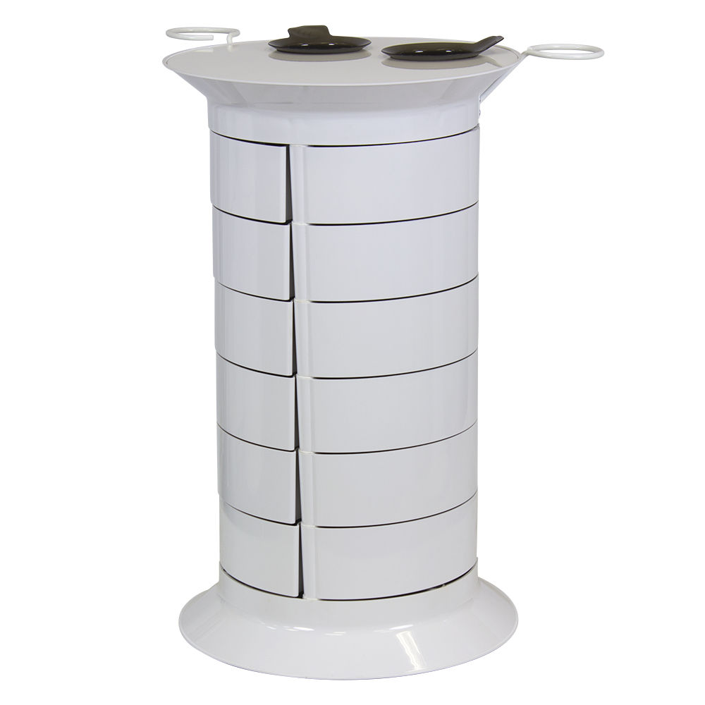 Парикмахерская тележка GiroCo Doble, белый