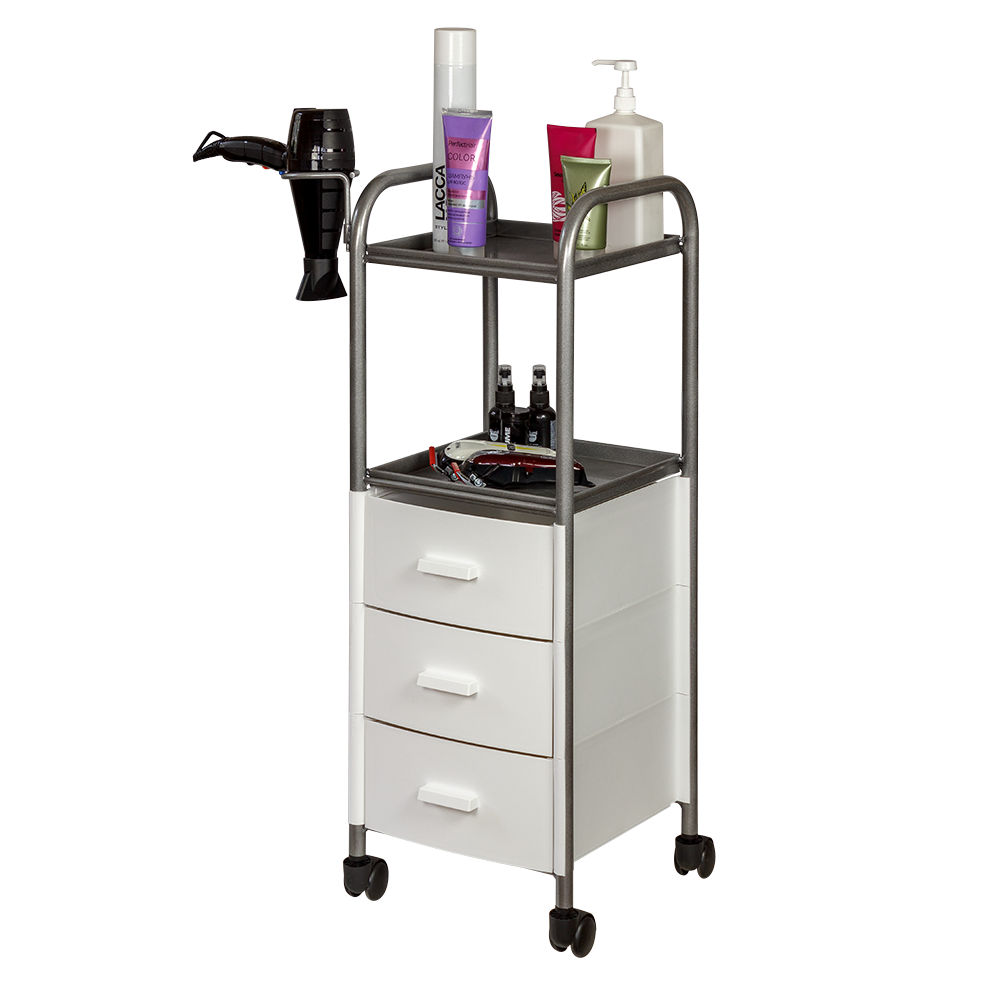 Тележка парикмахерская Глорис-09 цветные ящики