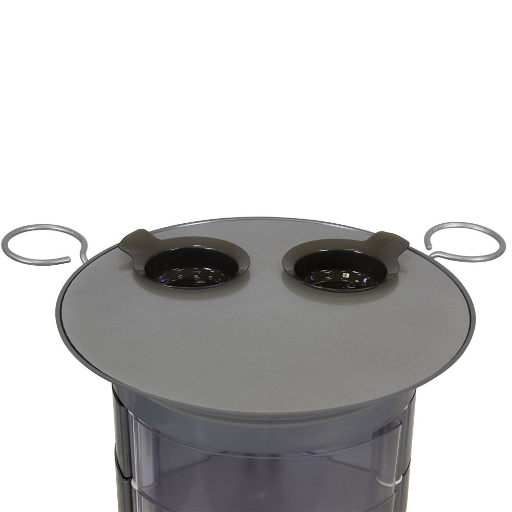 Парикмахерская тележка GiroCo Doble Plus, серый