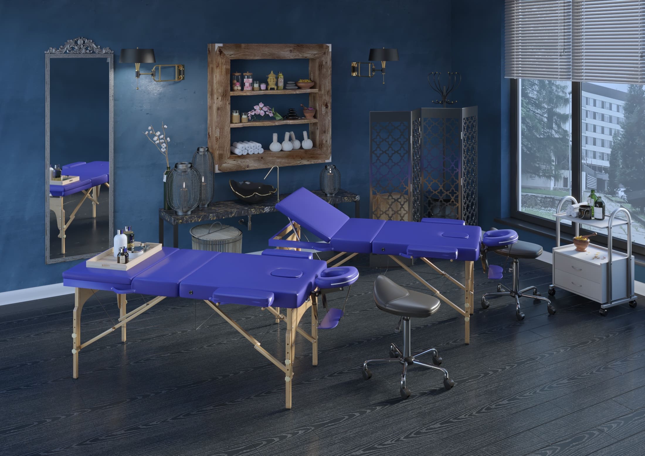 Массажный стол складной МД-321А