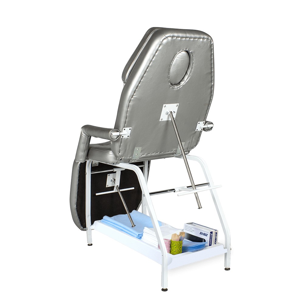 Косметологическая кушетка РЕЛАКС Серебро
