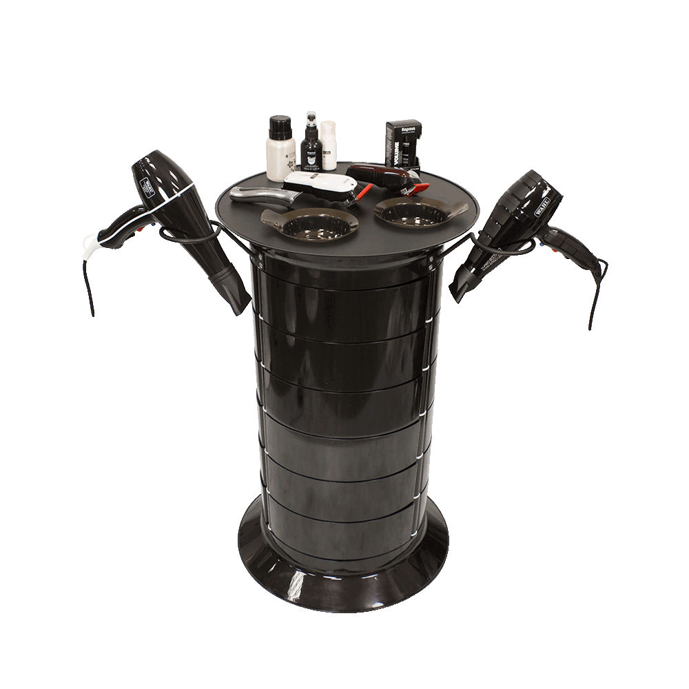 Парикмахерская тележка GiroCo Doble, черный