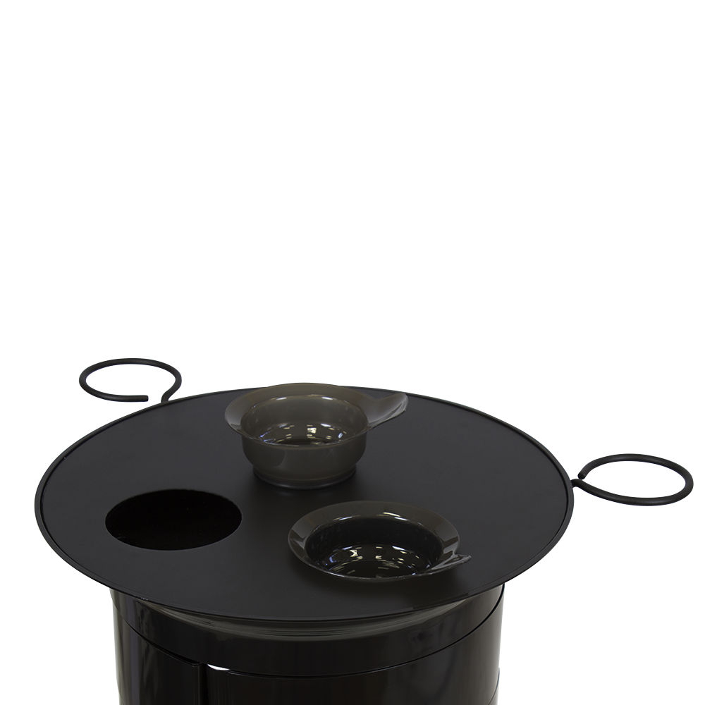 Парикмахерская тележка GiroCo Doble, черный