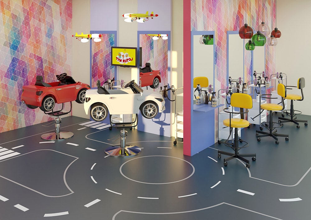 Детское парикмахерское кресло ДЕНИС