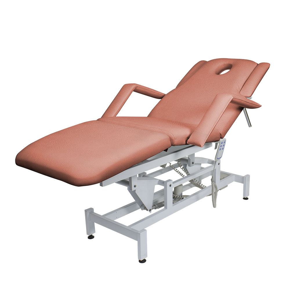 Косметологическая кушетка МД-849 (Элегия-3А) Серебристый, 3 мотора