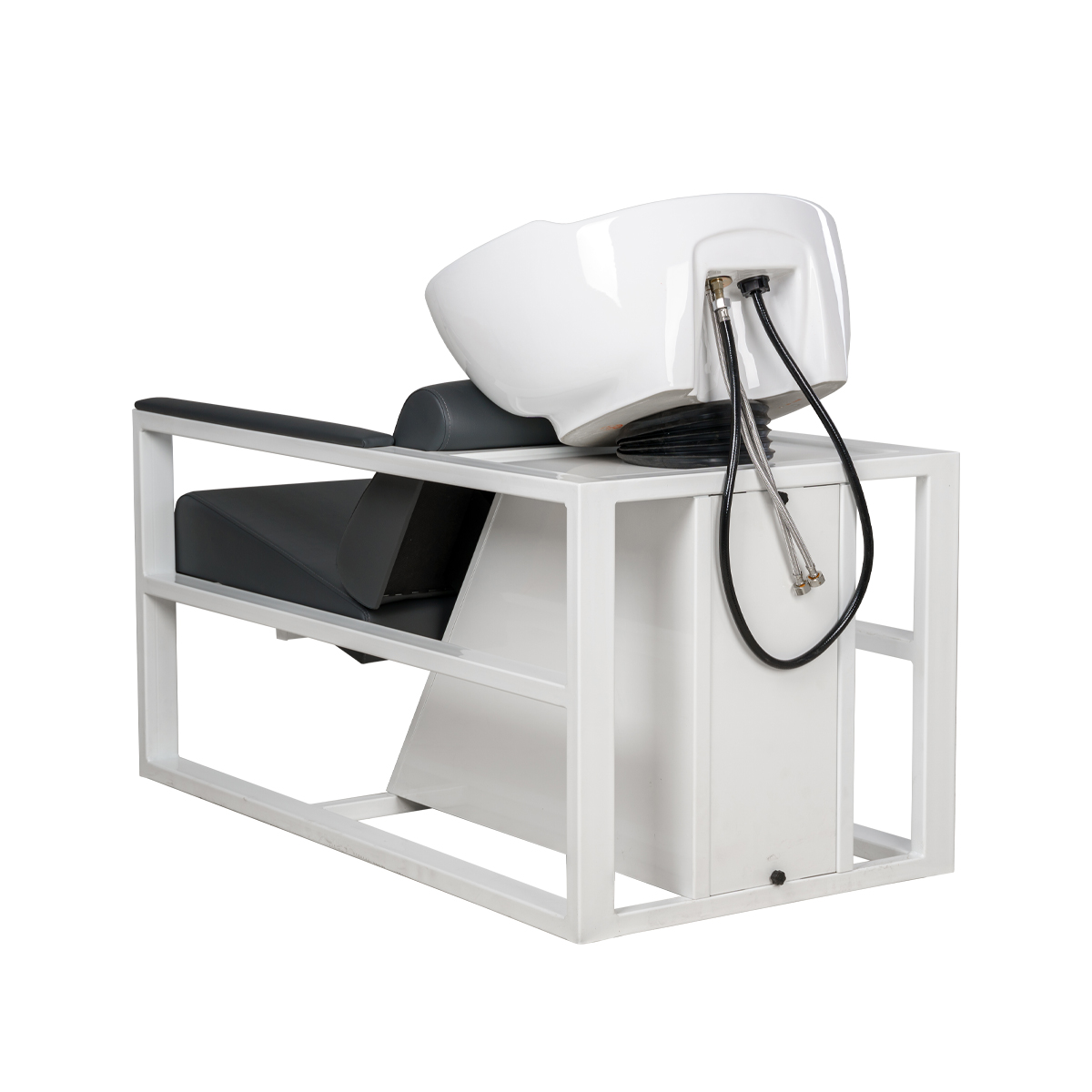 Парикмахерская мойка Дуглас на белом каркасе