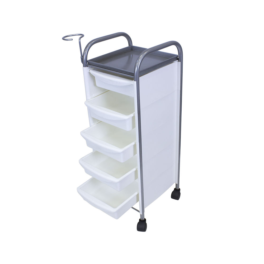 Тележка парикмахерская М-02, белый