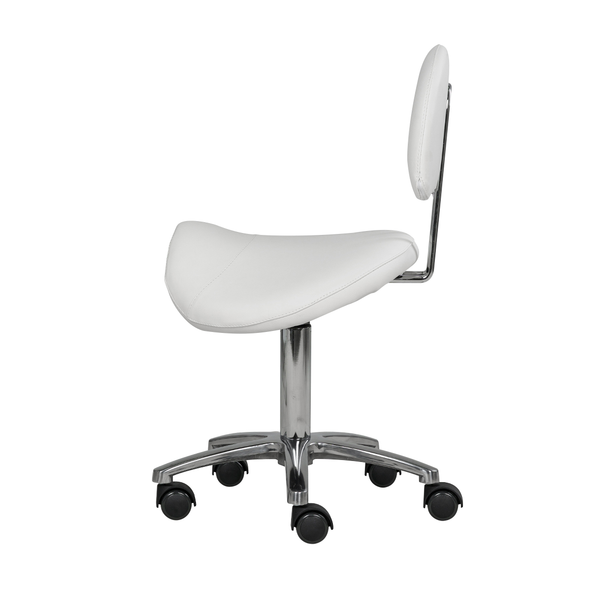 Стул-седло со спинкой МД-901А Белый