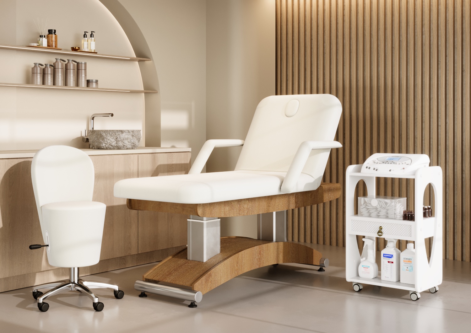 Косметологическая кушетка Аврора-2, 4 мотора