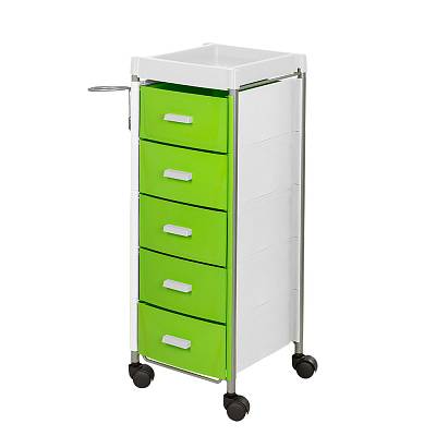 Тележка парикмахерская Глорис-04, белый